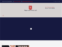 Tablet Screenshot of nigrolawfirm.com